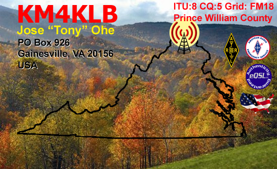 KM4KLB QSO Card